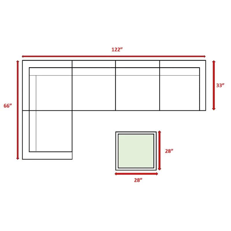Wicker/Rattan 4 - Person Seating Group with Sunbrella Cushions