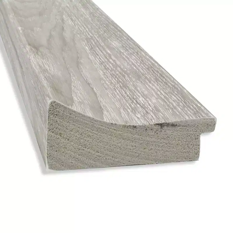Amanti Art Dove Greywash Non-Beveled Bathroom Wall Mirror