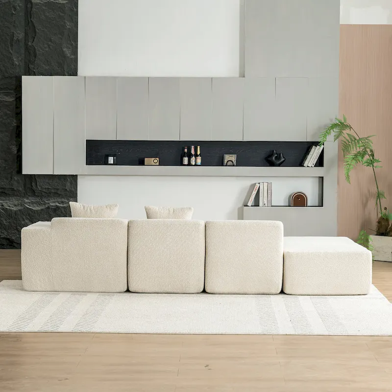 Sectional Sofa Full-compressed Sofa Couch Free-combined Sofa