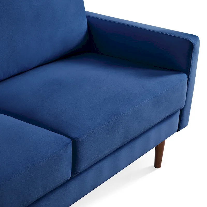 OS Home and Office Furniture 69 Inch Wide Upholstered Sofa with Square Arms