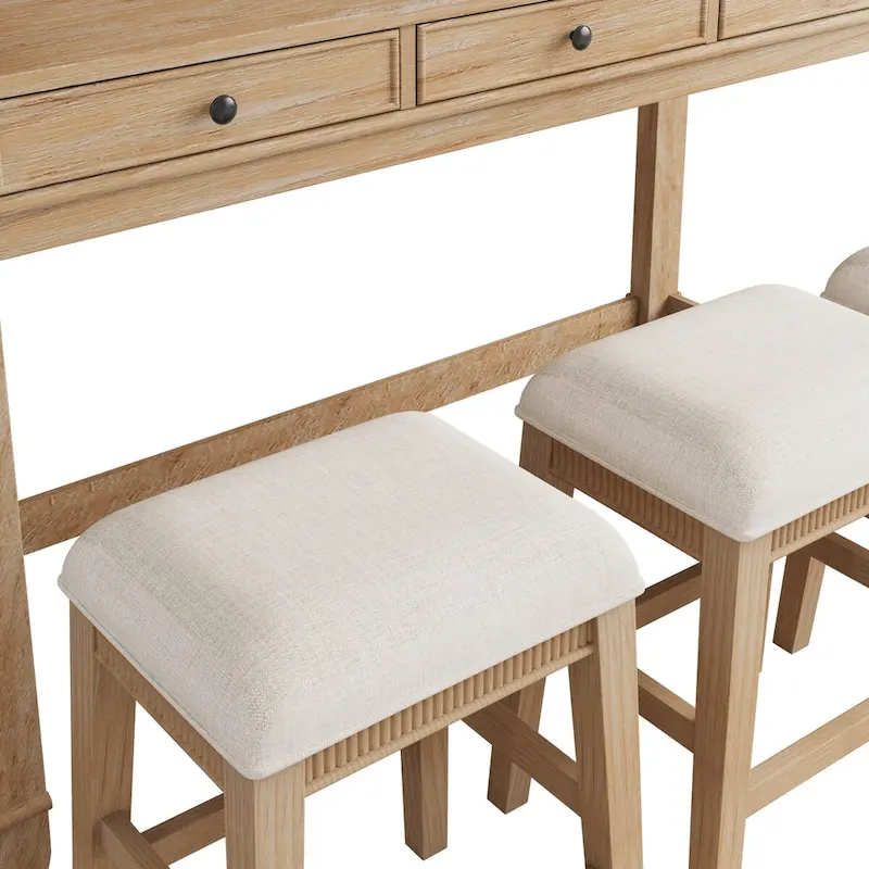 4-Piece Dining Bar Table Set