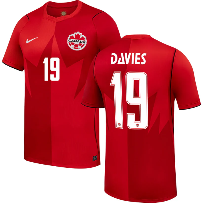 Canada Aero-Fit Match Home Alphonso Davies Jersey 2026-2027