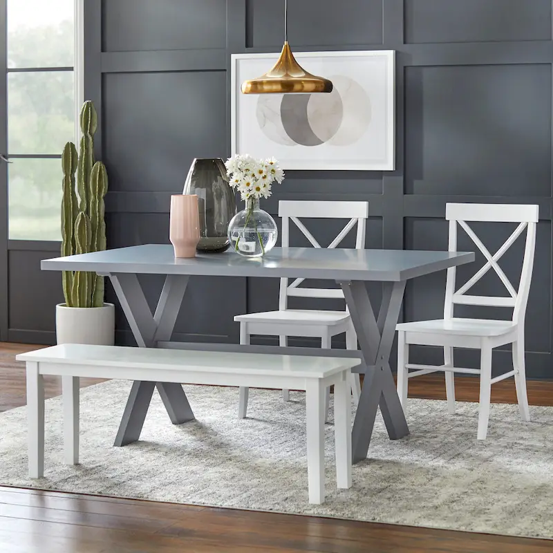 Simple Living 4-piece Sumner Dining Set with Dining Bench