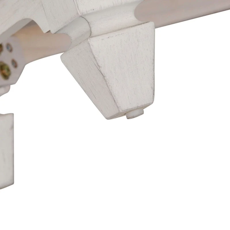 White Night Stand with Charging Station