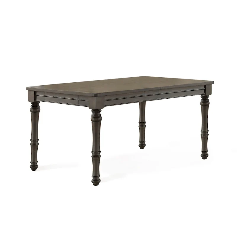 Lockwood 80-Inch Wooden Dining Table - Grey