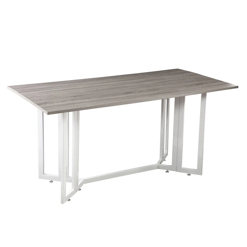 SEI Furniture Driness Grey Drop Leaf Table