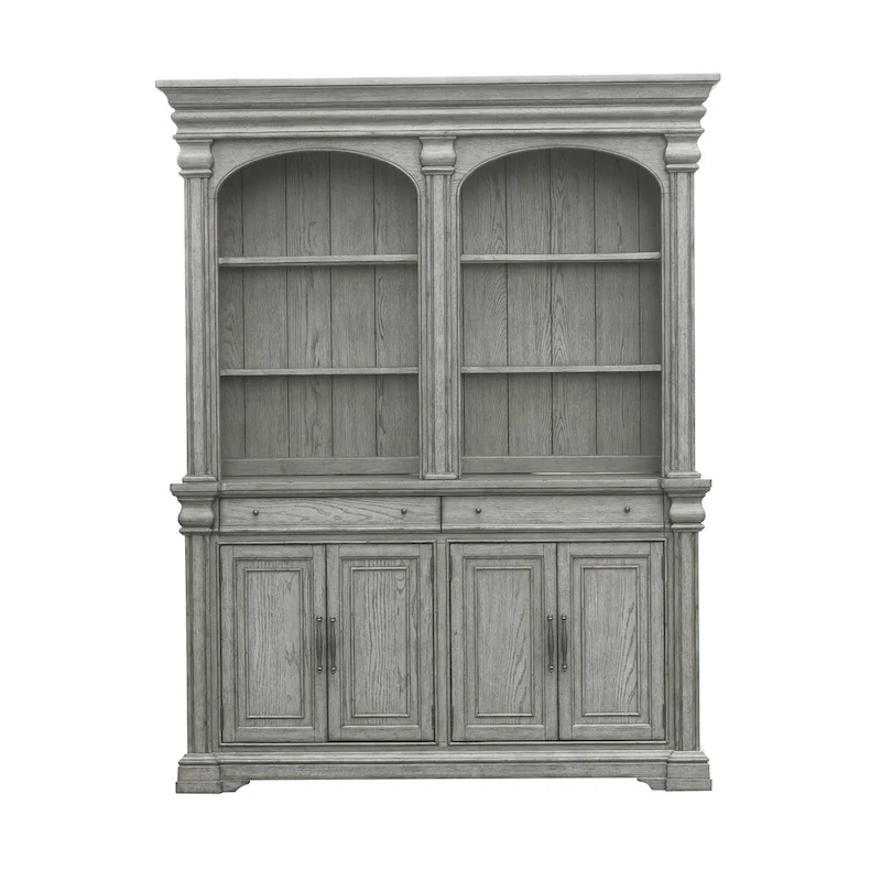 Madison Ridge Server and Hutch - 19.02 W x 49.13 H x 65.98 D