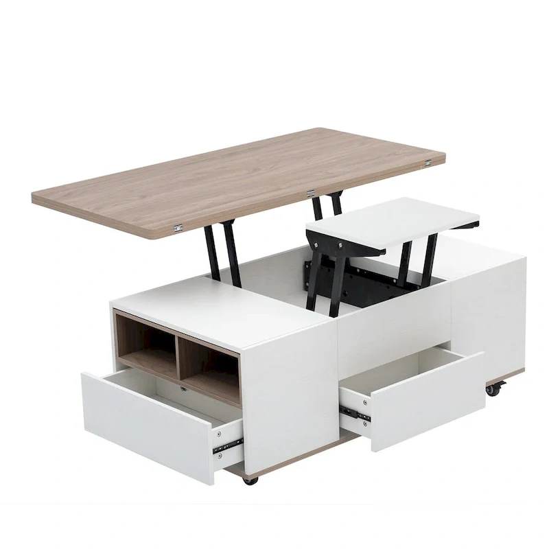Merax Modern Lift Top Coffee Table Multifunctional Table