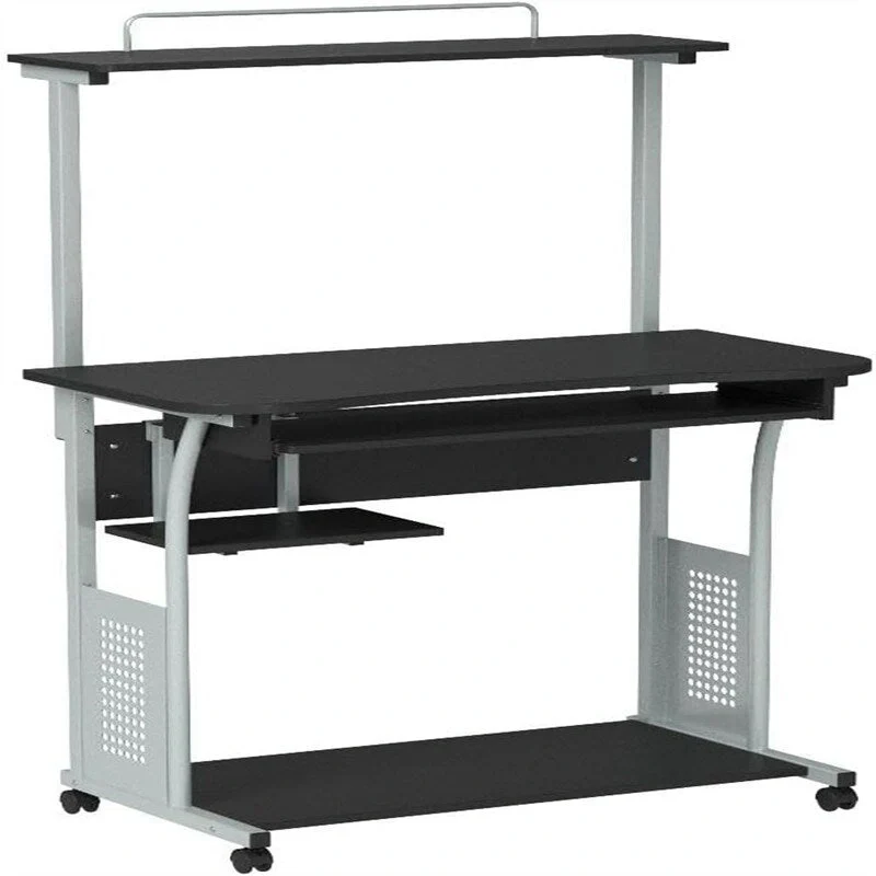 3 Tier Computer Desk with Printer Shelf