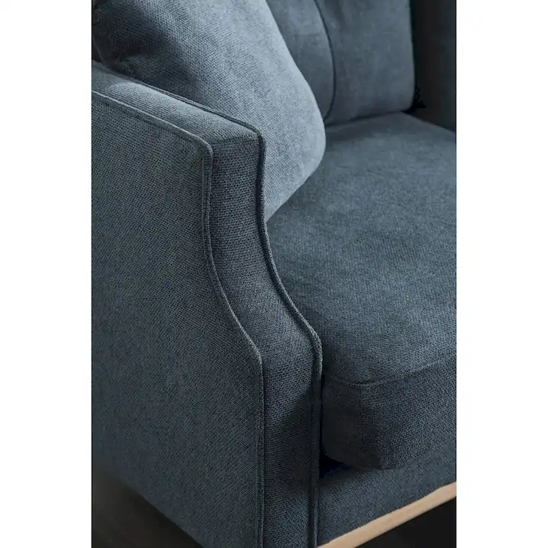 Loveseat With Waterproof Fabric, USB Charge