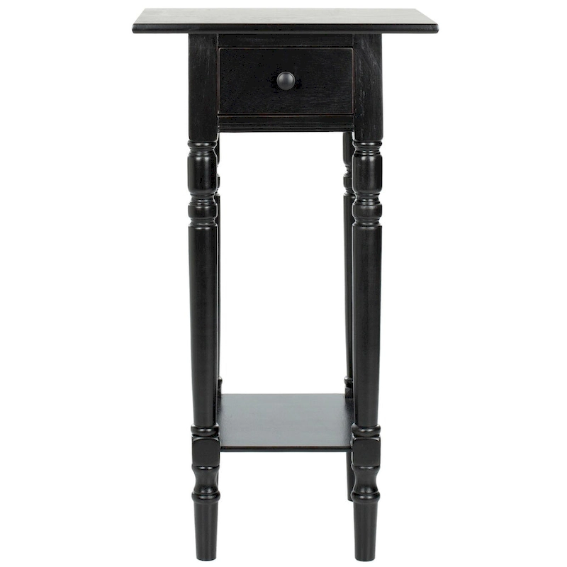 SAFAVIEH Arrie Black Accent Table - 17.7 x 13.8 x 31.9 - 18Wx14Dx32H