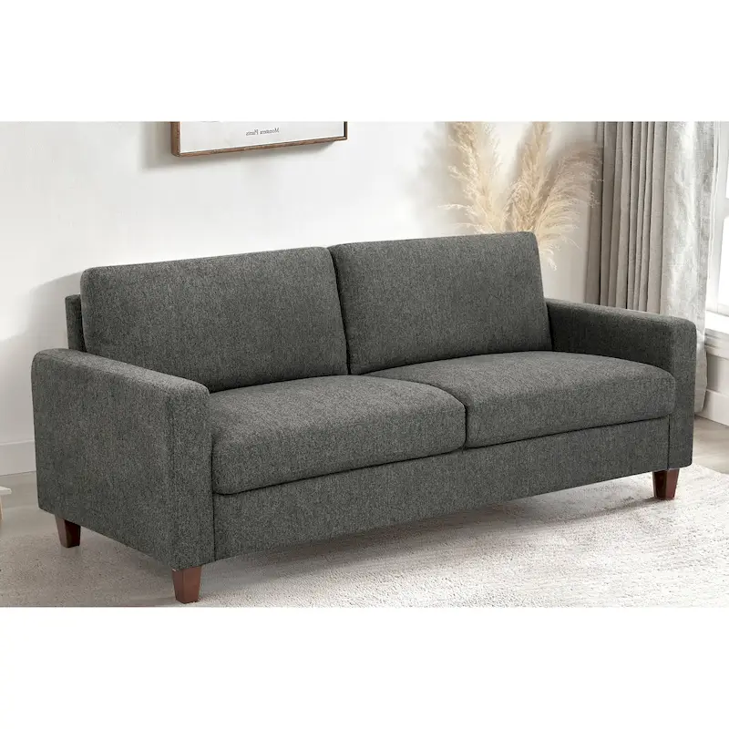 77 In Transitional Upholstered Living Room Sofa