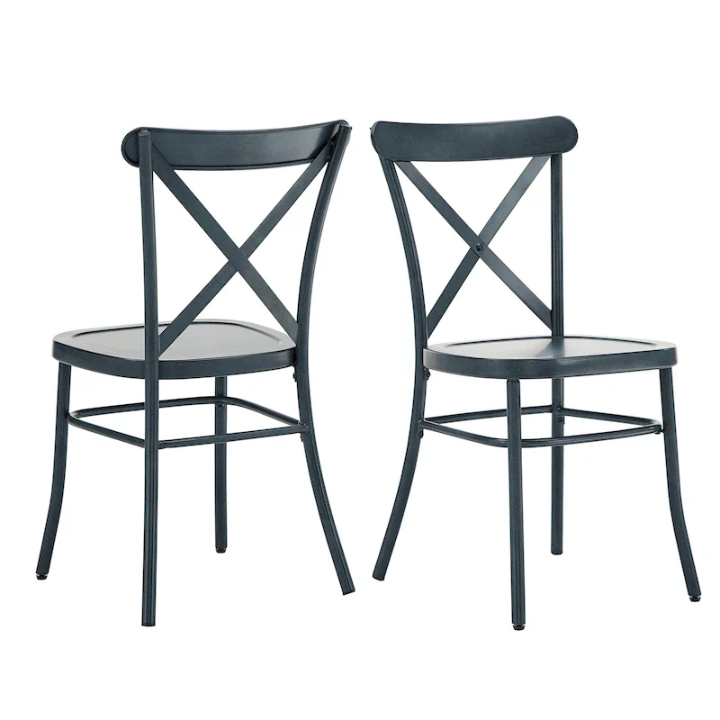 Pompey Metal Dining Chairs (Set of 2) by iNSPIRE Q Classic