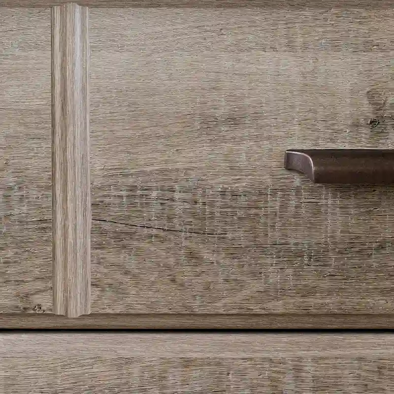 8-Drawer Dresser - Grey Maple/Weathered Oak