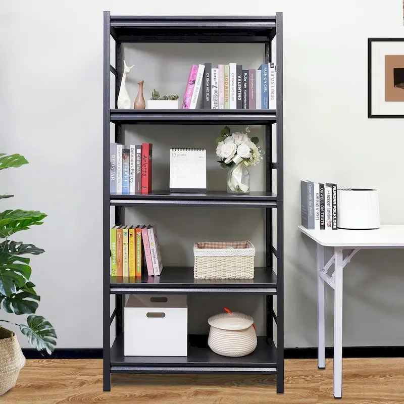 Storage Shelves 5 Tier Heavy Duty Metal Shelving Unit Adjustable Shelving Units and Storage Rack Kitchen Garage Shelf