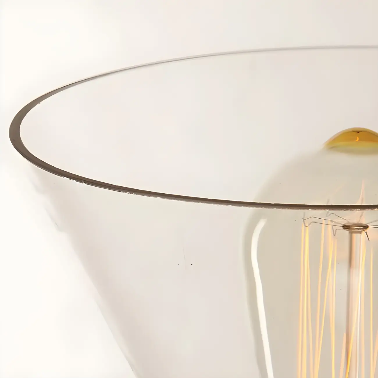 Industrial Geometric Clear Glass Lampshade Kitchen 1-light Pendant Light