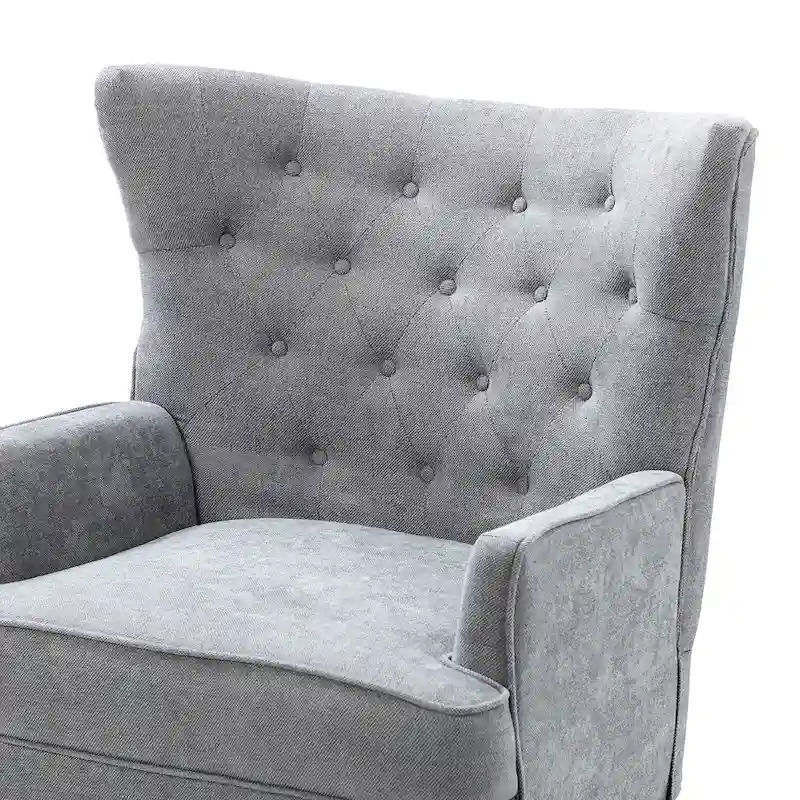 Alpheus Accent Armchair with Nailhead Trim by HULALA HOME