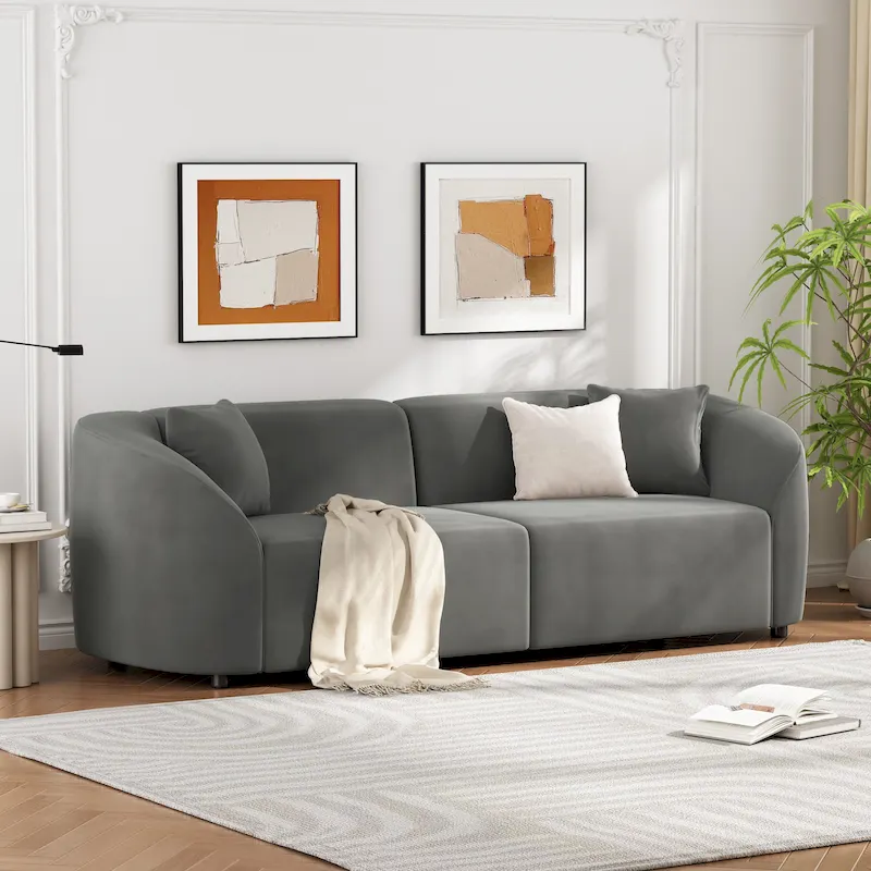 Sculptural 87 Curved Sofa