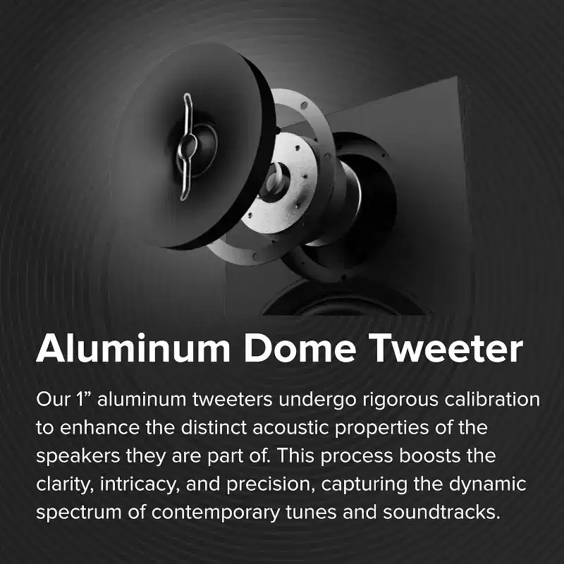 ELAC Debut 3.0 DC53 5.25 Center Speaker for Home Theater Systems| Delivers Superior and Immersive Audio Performance, Black Satin Front