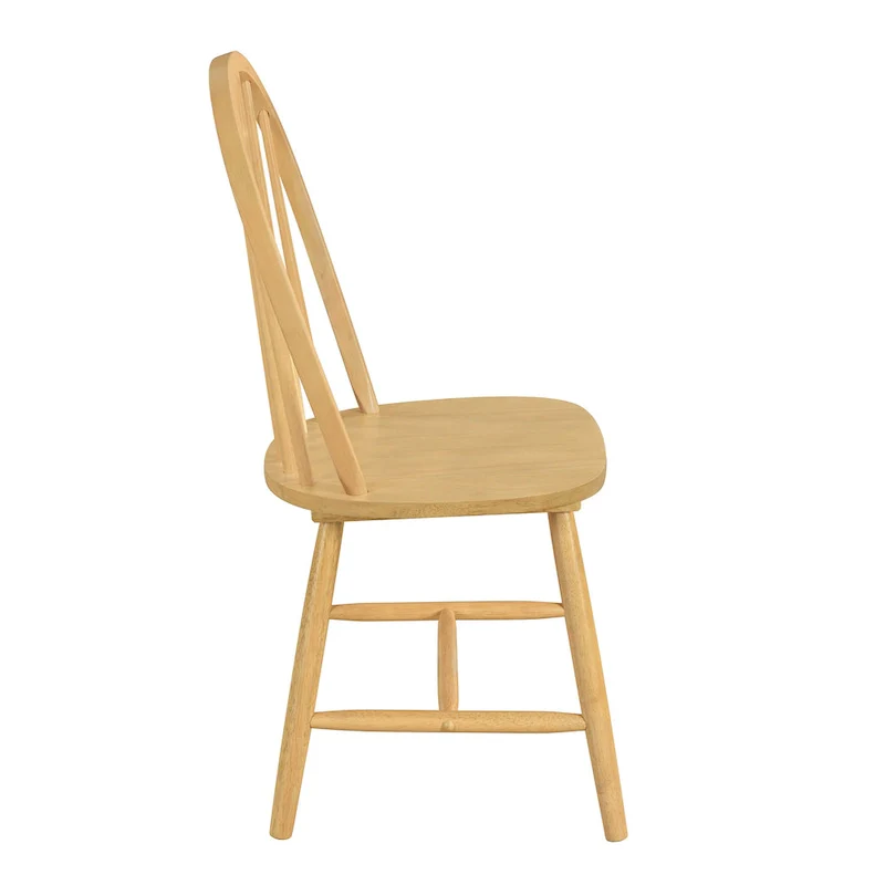 Declan Farmhouse High Back Spindle Dining Chairs (Set of 2) by Christopher Knight Home - 36H