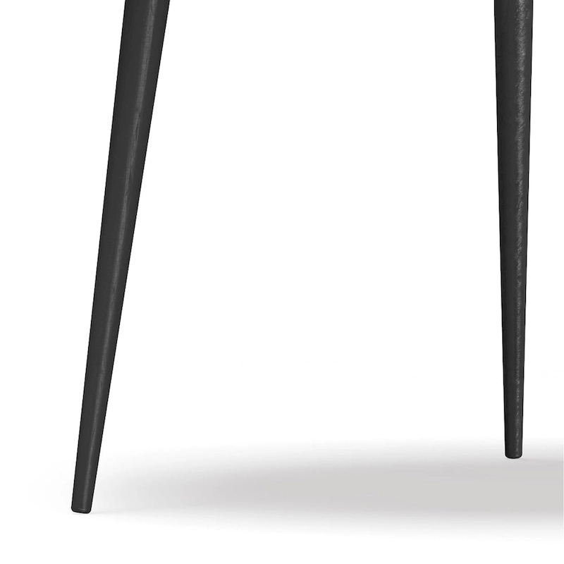 WYNDENHALL Joellla Modern Industrial Coffee Table in Cognac - 30 d x 30 w x 16 h