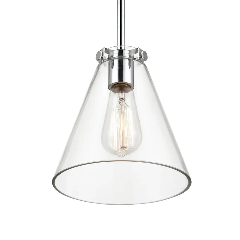 Millennium Lighting 8  Wide Mini Pendant with Clear Glass Shade