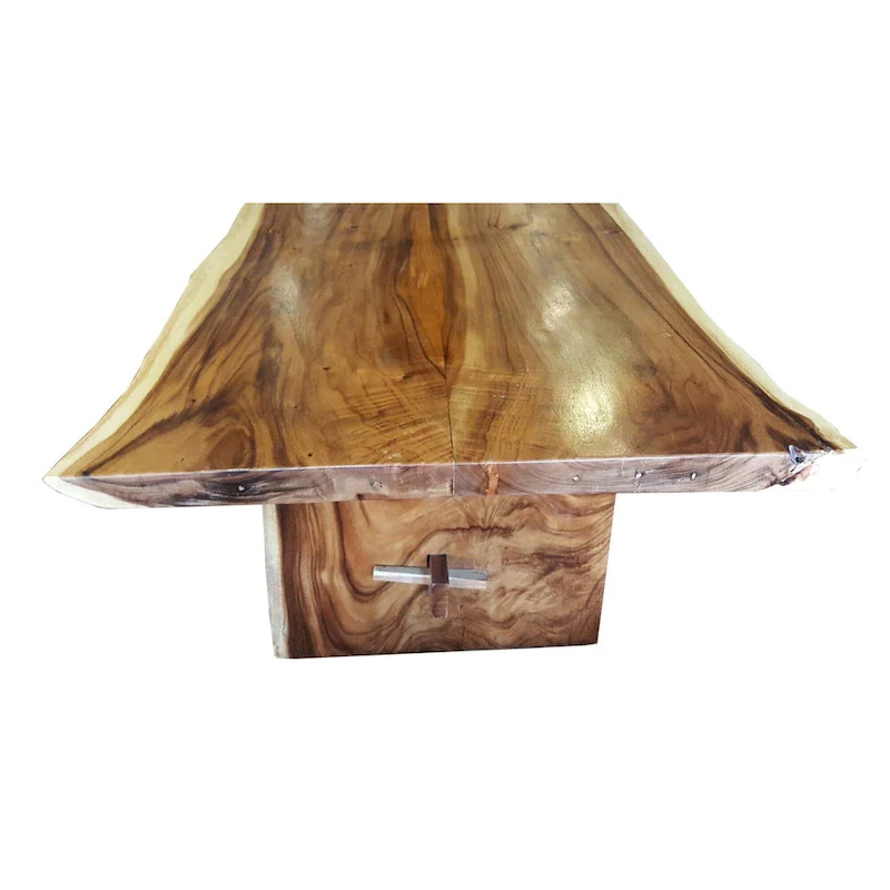 Suar Live Edge Unique Slab Dining Table - 71 Long (Table Only)