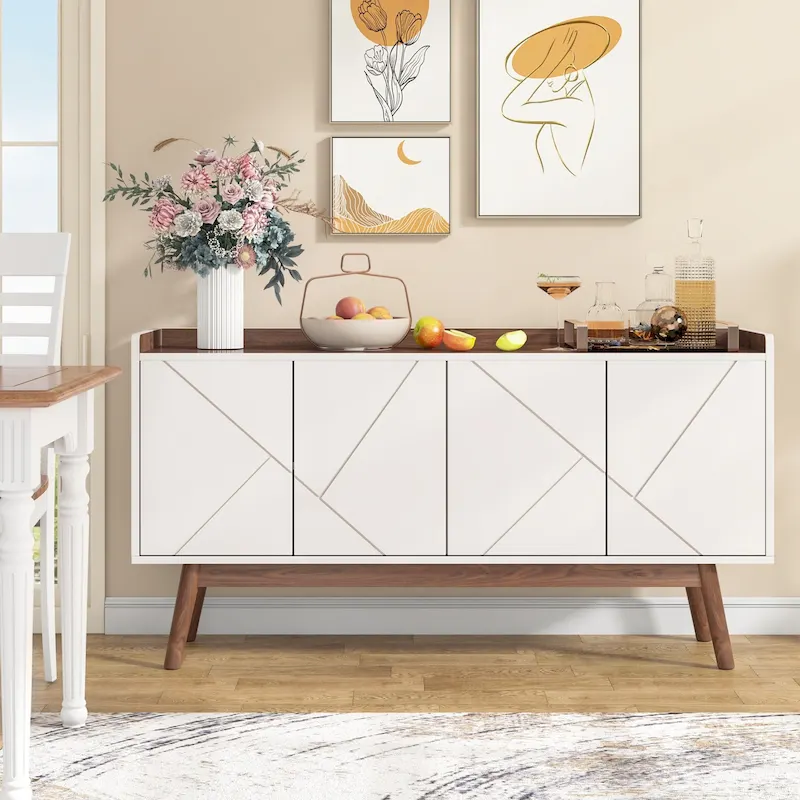 Kitchen Sideboard Buffet Table Buffet Cabinet with Storage