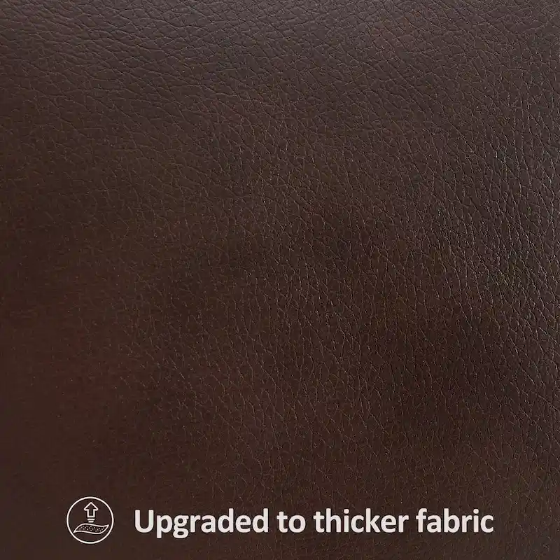 MCombo Large Power Lift Recliner Leather Chair with Massage, Heat, Cup Holders,Extended Footrest, Leather 7516