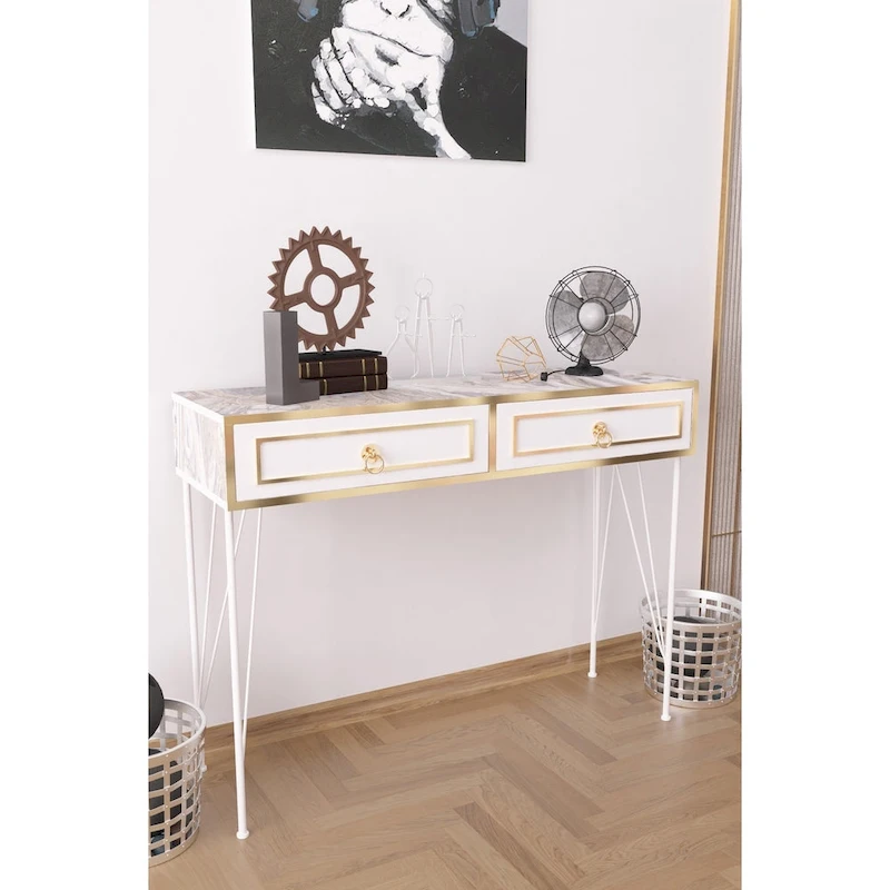 Ardeno Metal Legs Console Table