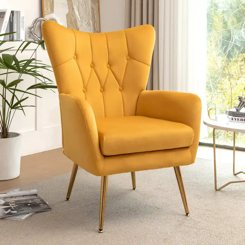 Wingback Upholstered Accent Chair