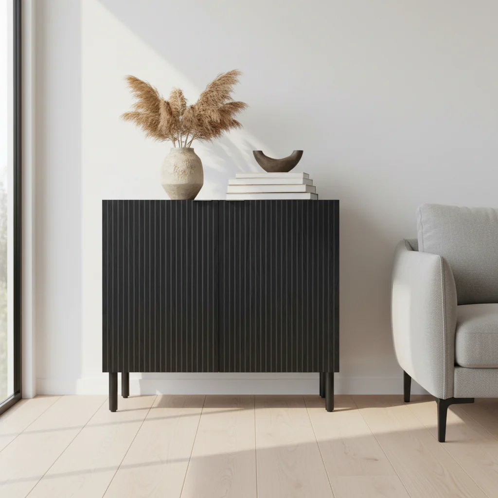 Black Cabinet 2 Door