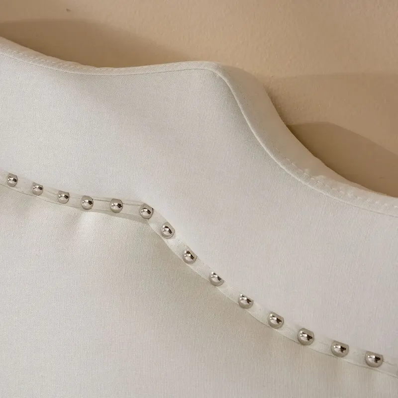 62 Queen Headboard with Nailhead Trim by Christopher Knight Home