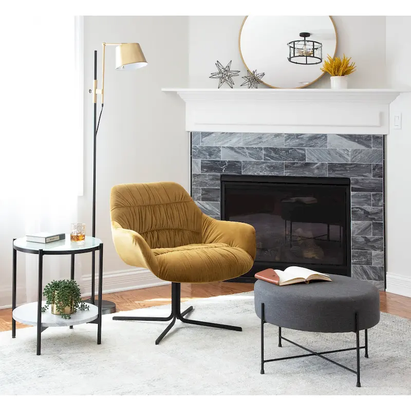 Carson Carrington Wayne Swivel Lounge Chair