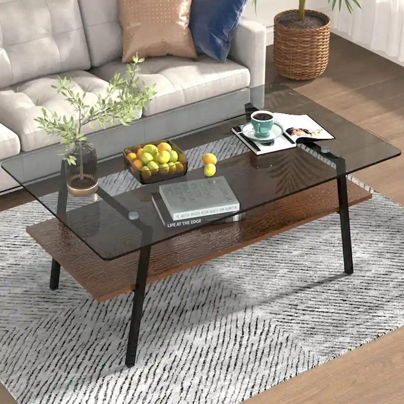 38.58  Rectangle Coffee Table with Modern Design