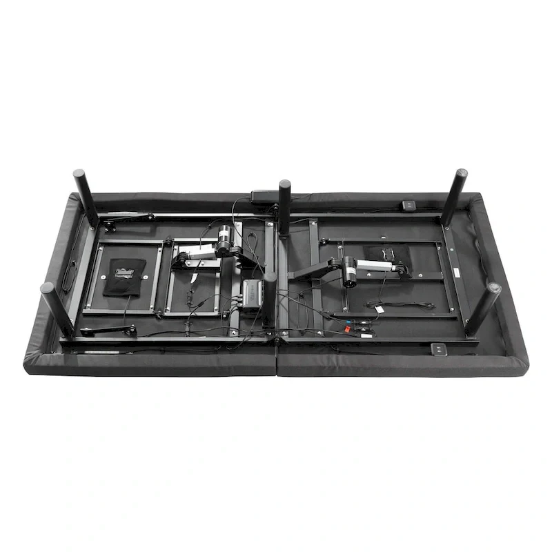 Adjustable Massaging Bed Frame Base with Wireless Remote