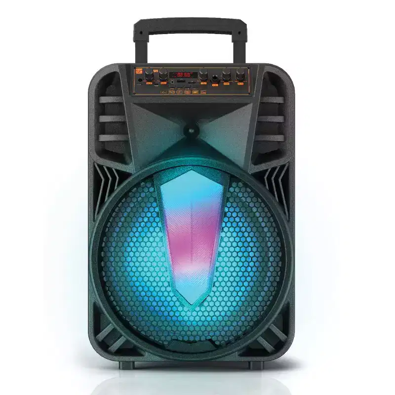 TOPTECH BRAZE-12 12 Portable Bluetooth Speaker, Disco Lights, Mic, Karaoke