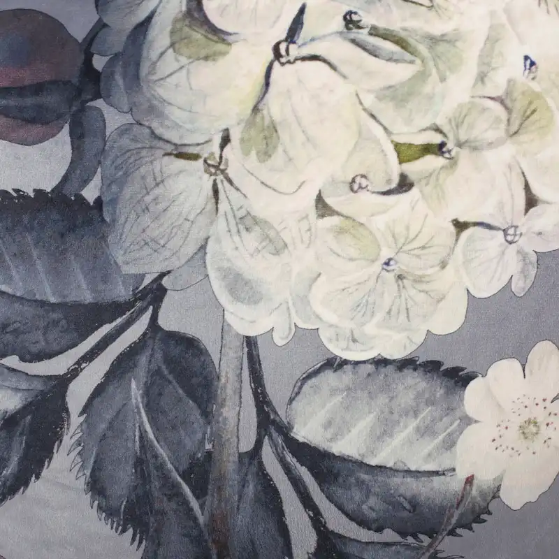 Reigle Traditional Medium Fabric Flower Print Cube Pouf by Christopher Knight Home