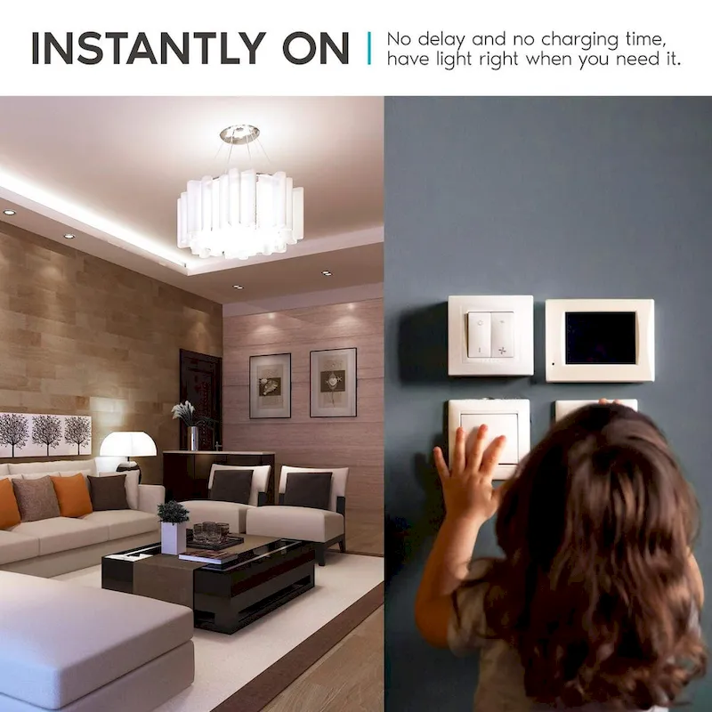 Luxrite A19 LED Light Bulbs 100W Equivalent Dimmable, 1600 Lumens, Enclosed Fixture Rated, Energy Star, E26 Base 4-Pack