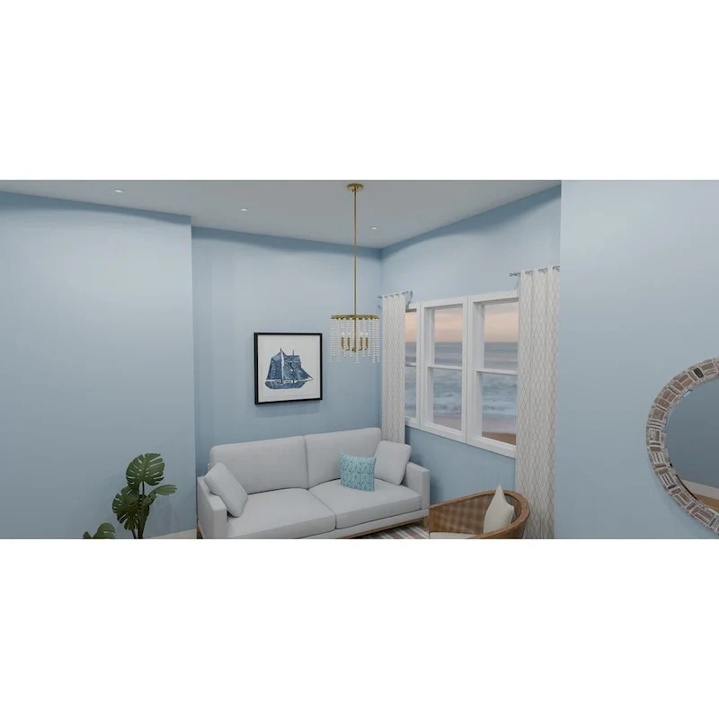 Apelle 4-Light Aged Brass Pendant Light