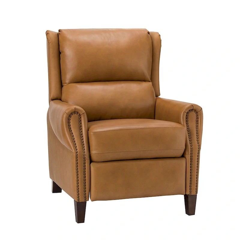 32.68 Wide Genuine Leather Manual Recliner