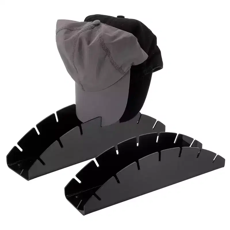 Unique Bargains No Installation Required Acrylic Hat Organizer Display Stand