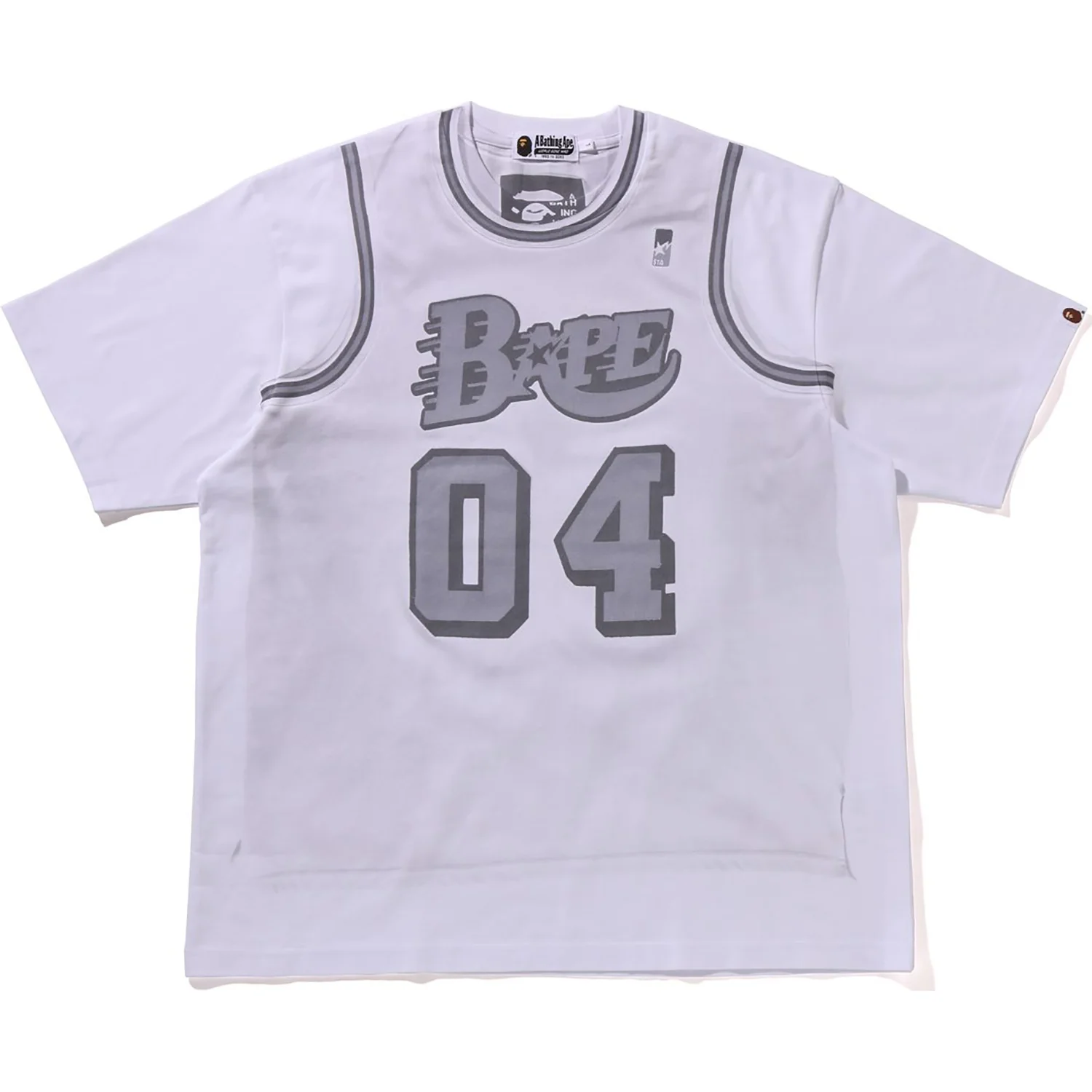 FAKE PRINT RELAXED FIT TEE MENS