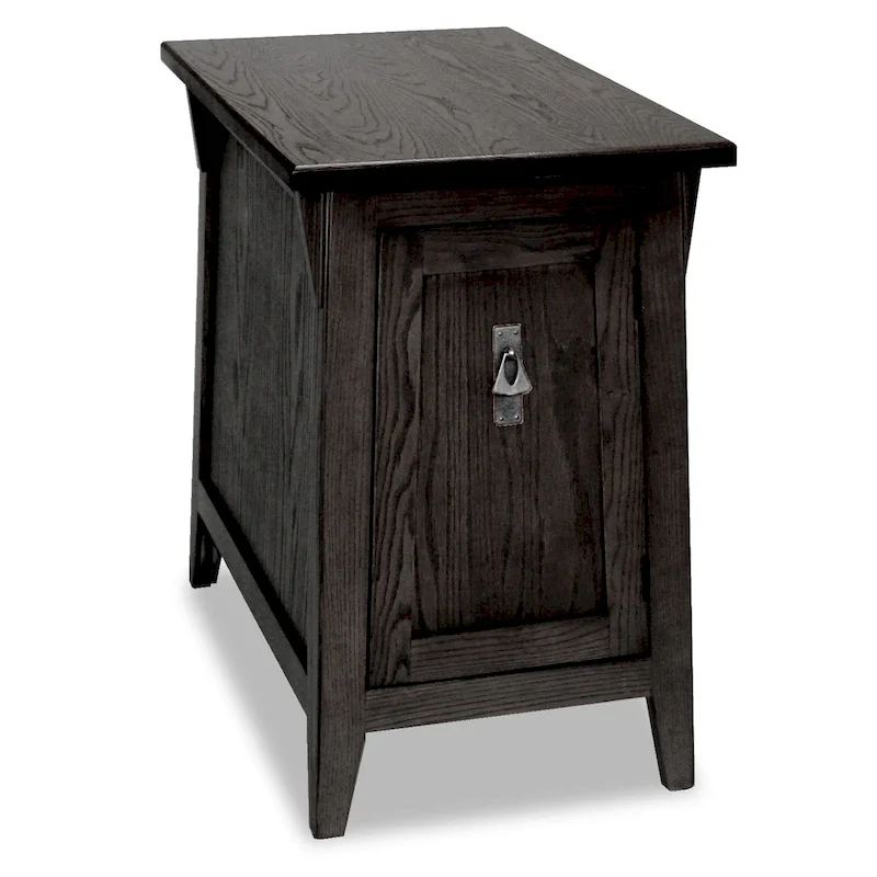 Leick Home Traditional Solid Wood Mission Cabinet End Table