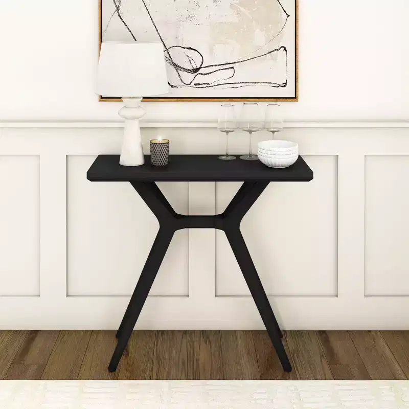 Plank+Beam Verso Console Table, 36 Inch Solid Wood Modern Sofa Table, Narrow Entryway Table for Hallway, Behind the Couch, Living Room, Foyer