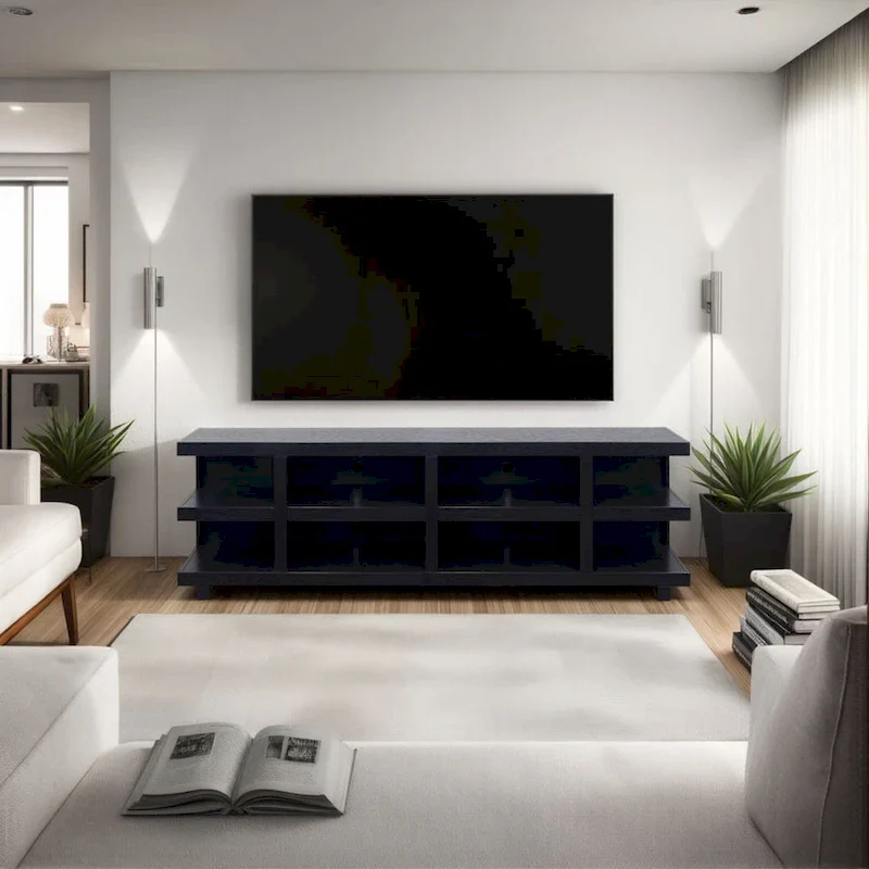 Bridgevine Home Laurel Canyon 85 inch TV Stand for TVs up to 95 inches, No Assembly Required