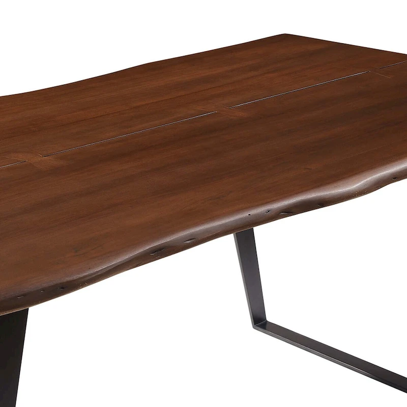 Viggo 74 Live Edge Acacia Wood Dining Table