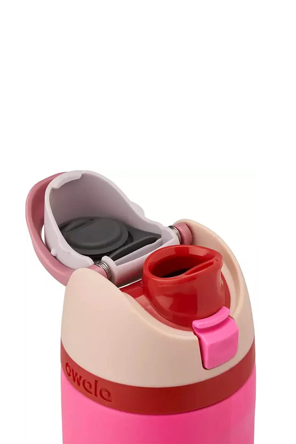 Owala FreeSip 24 oz Stainless Steel Water Bottle in Pink | C05769-PINK