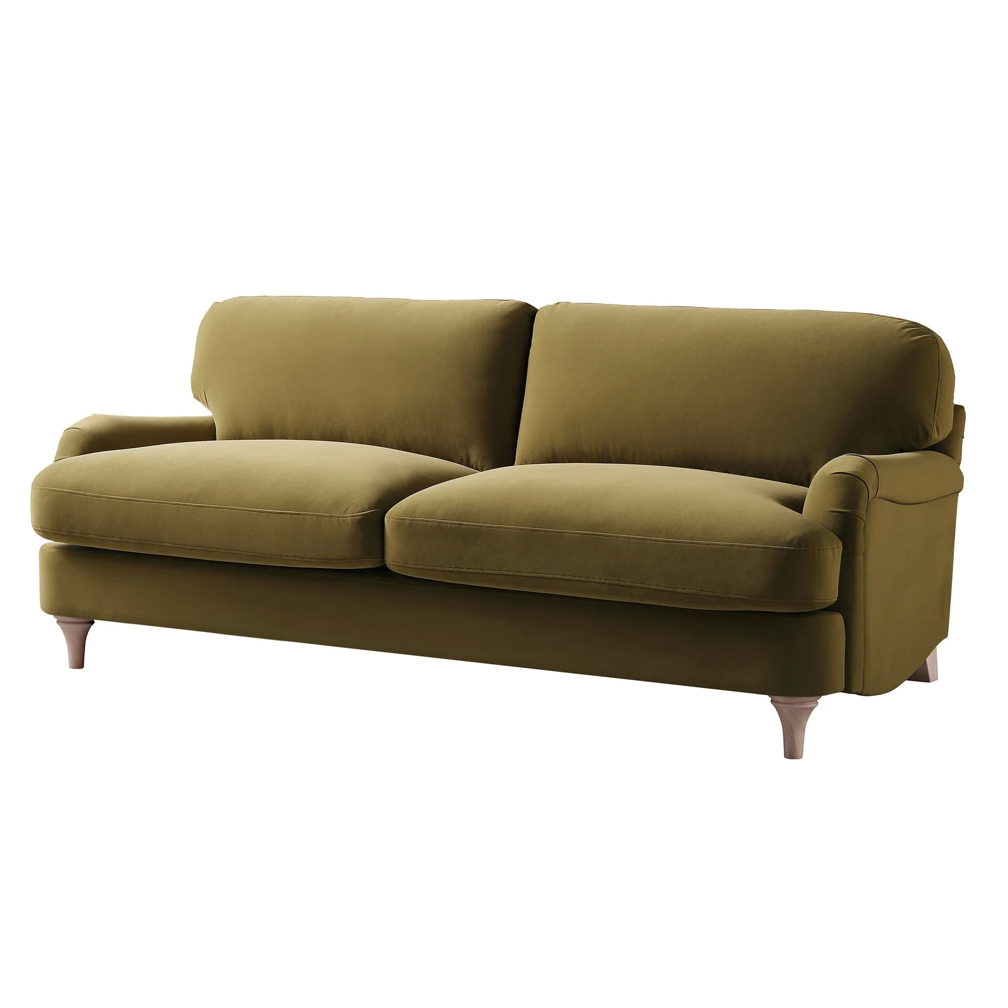 Fudge Velvet Sofa, 3-Seater
