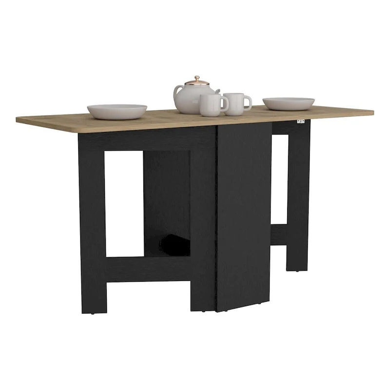 Gateleg Folding Table Space-Saving with Compact Design